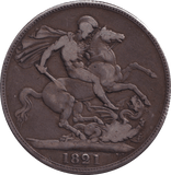 1821 CROWN ( FINE ) - CROWN - Cambridgeshire Coins