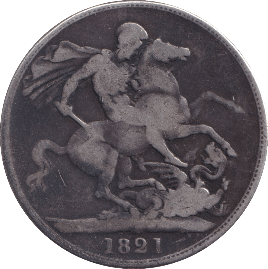 1821 CROWN ( FINE ) - Crown - Cambridgeshire Coins