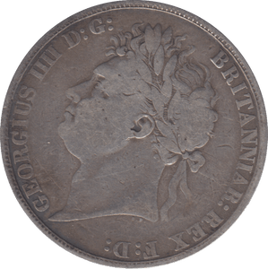 1821 CROWN ( FINE ) - CROWN - Cambridgeshire Coins