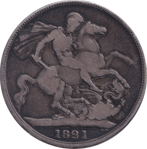 1821 CROWN ( FINE ) - CROWN - Cambridgeshire Coins