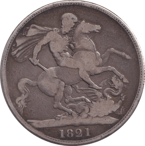 1821 CROWN ( FINE ) - CROWN - Cambridgeshire Coins