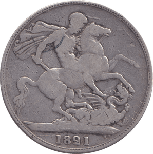 1821 CROWN ( FINE ) - CROWN - Cambridgeshire Coins