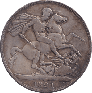 1821 CROWN ( GF ) - CROWN - Cambridgeshire Coins