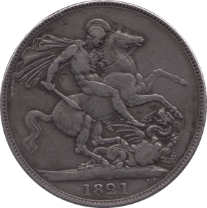 1821 CROWN ( GF ) SECUNDO D1 - CROWN - Cambridgeshire Coins