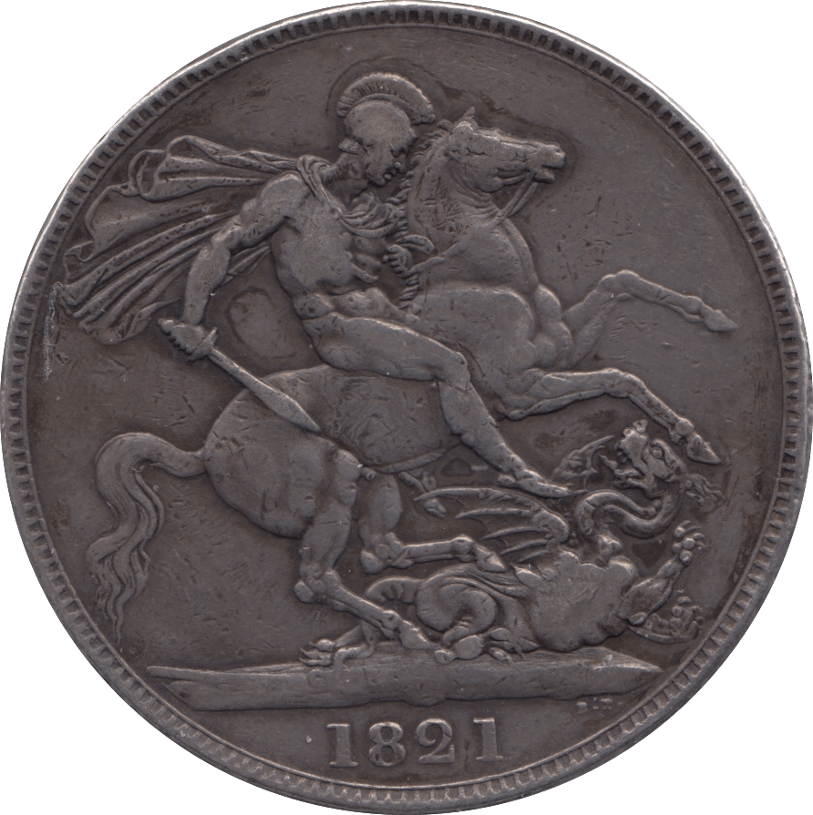 1821 CROWN ( GF ) SECUNDO D1 - CROWN - Cambridgeshire Coins