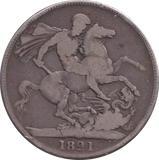 1821 CROWN ( NF ) - CROWN - Cambridgeshire Coins