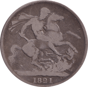 1821 CROWN ( NF ) - HALFCROWN - Cambridgeshire Coins