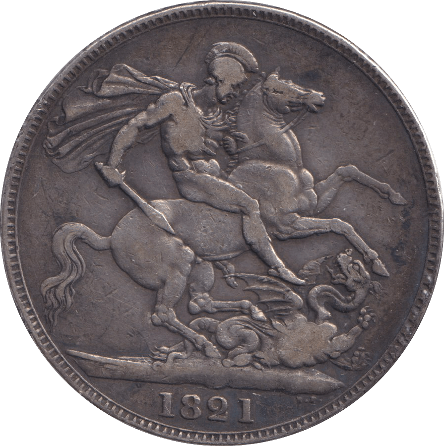 1821 CROWN SECUNDO ( FINE ) - CROWN - Cambridgeshire Coins