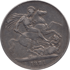 1821 CROWN ( VF ) SECUNDO - CROWN - Cambridgeshire Coins