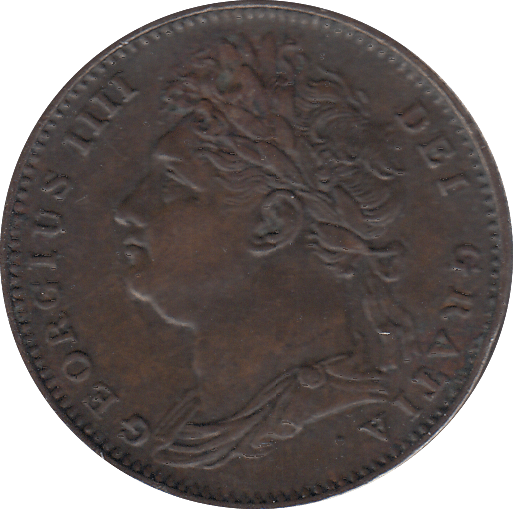 1821 FARTHING ( AUNC ) - FARTHING - Cambridgeshire Coins