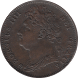 1821 FARTHING ( AUNC ) - FARTHING - Cambridgeshire Coins