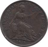 1821 FARTHING ( AUNC ) - FARTHING - Cambridgeshire Coins