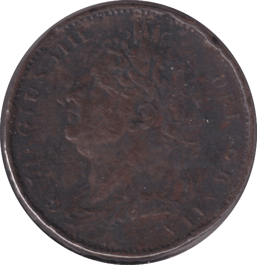 1821 FARTHING ( FINE ) - FARTHING - Cambridgeshire Coins