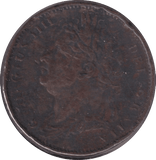 1821 FARTHING ( FINE ) - FARTHING - Cambridgeshire Coins