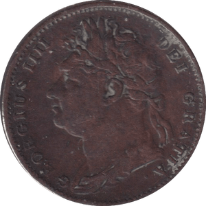 1821 FARTHING ( FINE ) - FARTHING - Cambridgeshire Coins