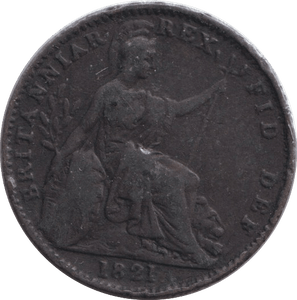 1821 FARTHING ( GF ) - FARTHING - Cambridgeshire Coins