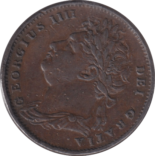 1821 FARTHING ( GVF ) - WORLD COINS - Cambridgeshire Coins