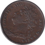1821 FARTHING ( GVF ) - WORLD COINS - Cambridgeshire Coins