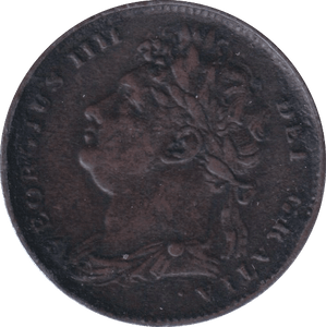 1821 FARTHING ( VF ) - FARTHING - Cambridgeshire Coins