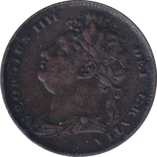 1821 FARTHING ( VF ) - FARTHING - Cambridgeshire Coins