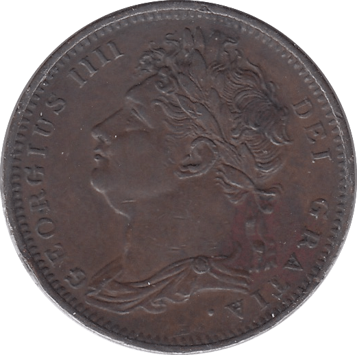 1821 FARTHING ( VF ) - Farthing - Cambridgeshire Coins