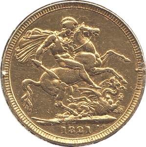 1821 GOLD SOVEREIGN ( EF ) - SOVEREIGN - Cambridgeshire Coins