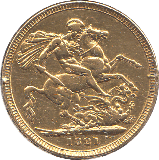1821 GOLD SOVEREIGN ( EF ) - SOVEREIGN - Cambridgeshire Coins