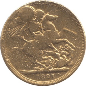 1821 GOLD SOVEREIGN ( FAIR ) - Sovereign - Cambridgeshire Coins