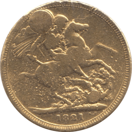1821 GOLD SOVEREIGN ( FAIR ) - Sovereign - Cambridgeshire Coins