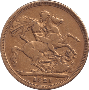 1821 GOLD SOVEREIGN ( FINE ) - SOVEREIGN - Cambridgeshire Coins