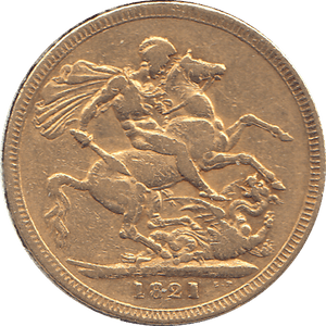 1821 GOLD SOVEREIGN ( GF ) - SOVEREIGN - Cambridgeshire Coins