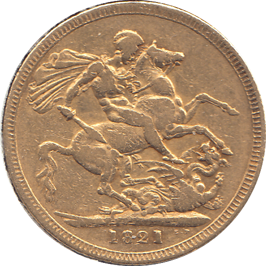 1821 GOLD SOVEREIGN ( GF ) - SOVEREIGN - Cambridgeshire Coins