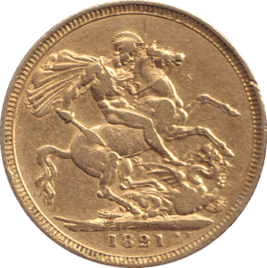 1821 GOLD SOVEREIGN ( GVF ) - SOVEREIGN - Cambridgeshire Coins