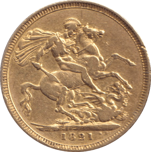 1821 GOLD SOVEREIGN ( GVF ) - SOVEREIGN - Cambridgeshire Coins