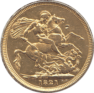 1821 GOLD SOVEREIGN ( GVF ) - SOVEREIGN - Cambridgeshire Coins