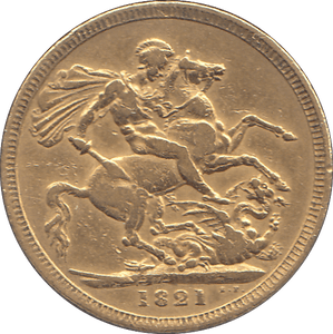 1821 GOLD SOVEREIGN ( GVF ) - SOVEREIGN - Cambridgeshire Coins