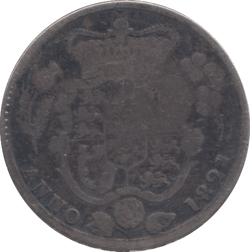 1821 HALF CROWN ( FAIR ) - HALFCROWN - Cambridgeshire Coins