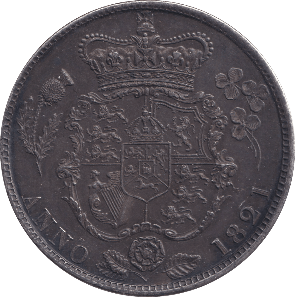 1821 HALFCROWN ( AUNC ) - HALFCROWN - Cambridgeshire Coins