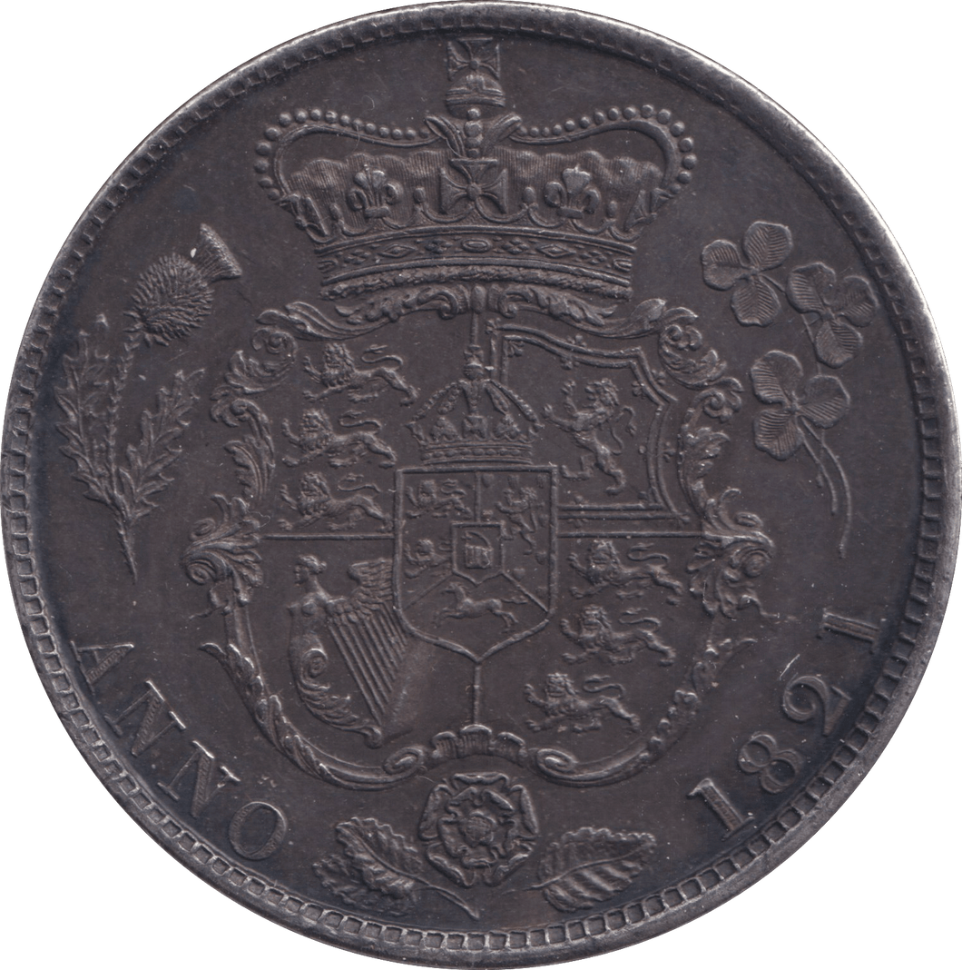 1821 HALFCROWN ( AUNC ) - HALFCROWN - Cambridgeshire Coins