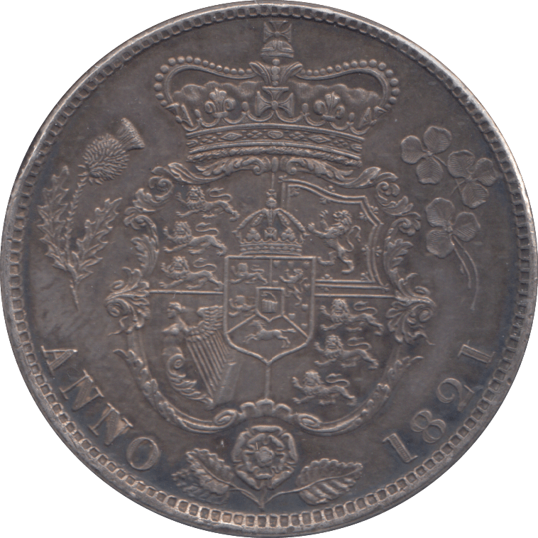 1821 HALFCROWN ( AUNC ) - HALFCROWN - Cambridgeshire Coins