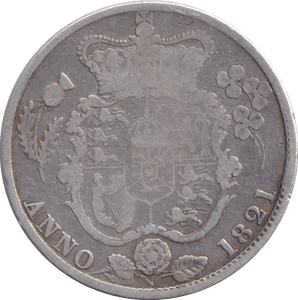 1821 HALFCROWN ( FINE ) - HALFCROWN - Cambridgeshire Coins