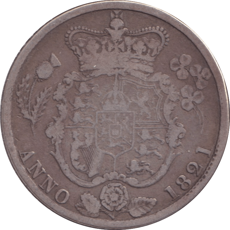 1821 HALFCROWN ( GF ) - HALFCROWN - Cambridgeshire Coins