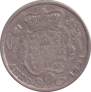 1821 HALFCROWN ( GF ) - HALFCROWN - Cambridgeshire Coins