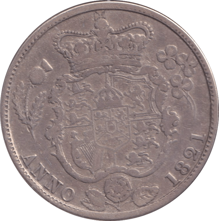 1821 HALFCROWN ( GF ) - HALFCROWN - Cambridgeshire Coins
