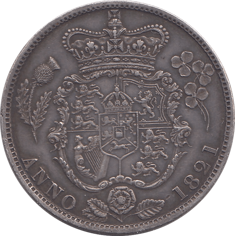 1821 HALFCROWN ( GVF ) - HALFCROWN - Cambridgeshire Coins