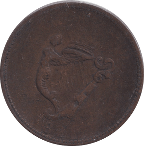 1821 PENNY TOKEN IRELAND - PENNY TOKEN - Cambridgeshire Coins