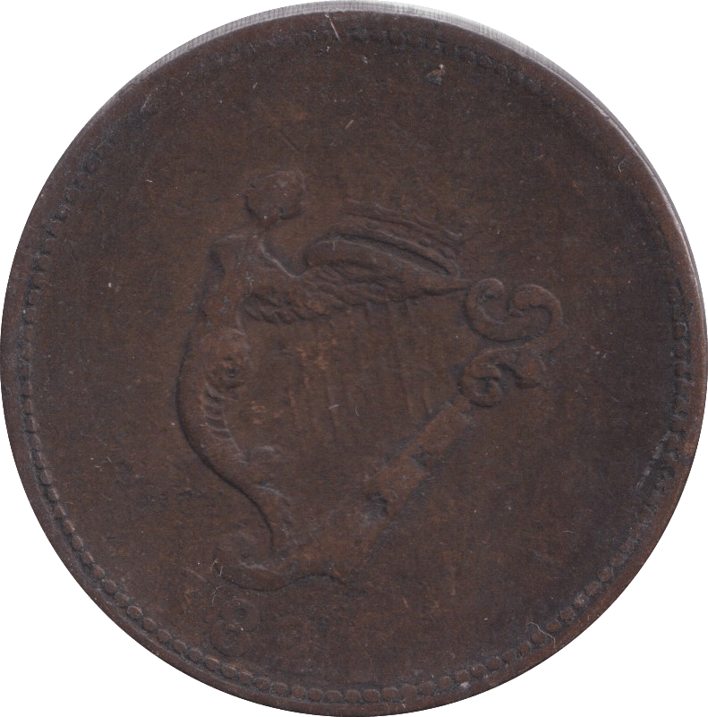 1821 PENNY TOKEN IRELAND - PENNY TOKEN - Cambridgeshire Coins
