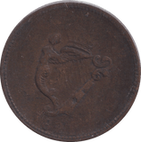 1821 PENNY TOKEN IRELAND - PENNY TOKEN - Cambridgeshire Coins