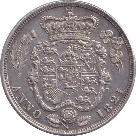 1821 SHILLING ( AUNC ) - SHILLING - Cambridgeshire Coins