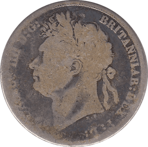 1821 SHILLING ( FAIR ) - SHILLING - Cambridgeshire Coins